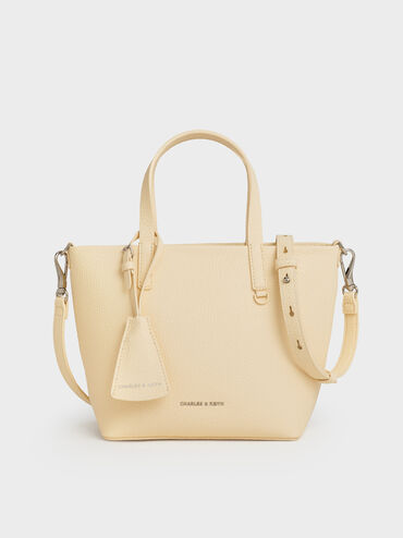 Mini Beryl Tote Bag, Butter Yellow, hi-res