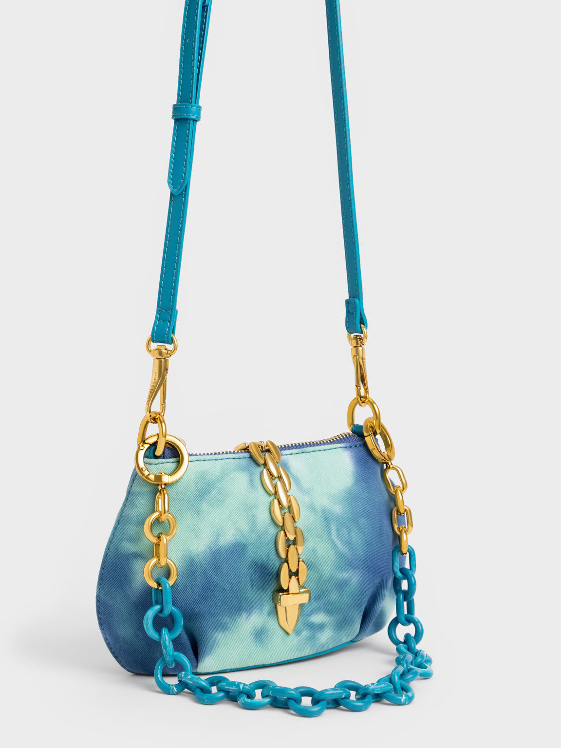 Isana Chain-Handle Bag, Cerulean, hi-res