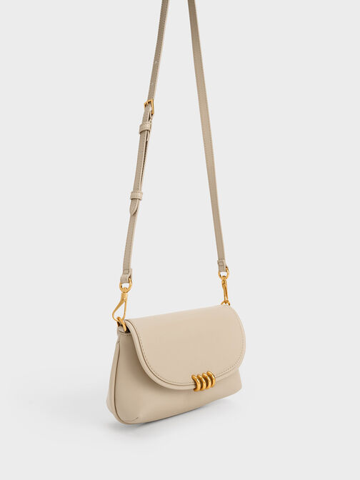 Osiris Metallic Accent Curved Bag, , hi-res