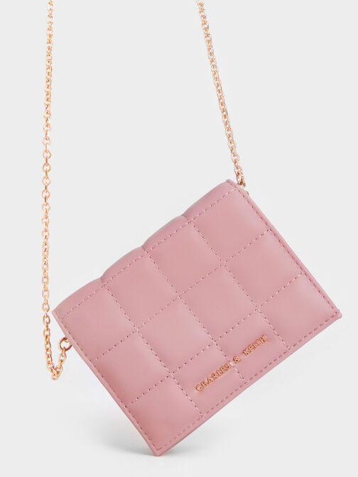 Quilted Mini Short Wallet, , hi-res