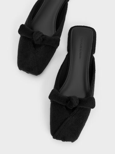 Loey Textured Knotted Mules, , hi-res