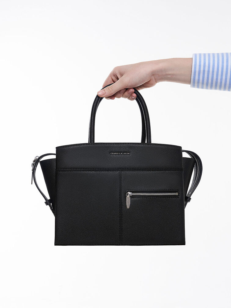 Anwen Trapeze Top Handle Bag, , hi-res