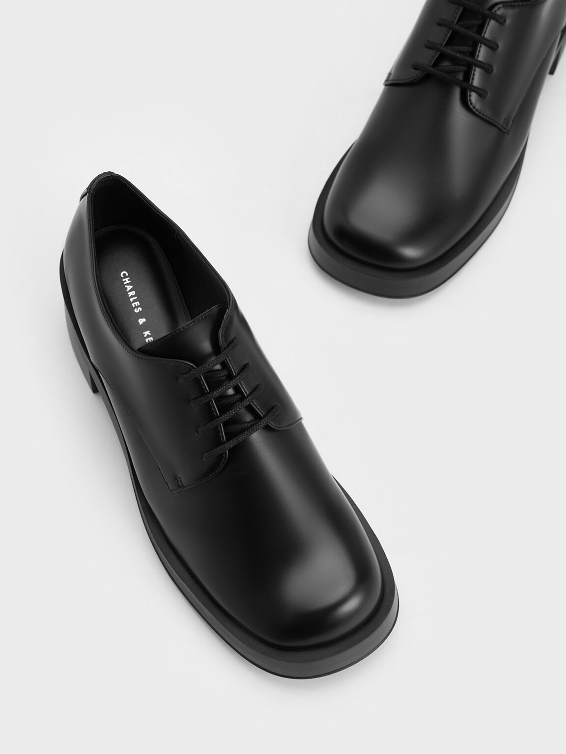 Block heel lace up shoes clearance
