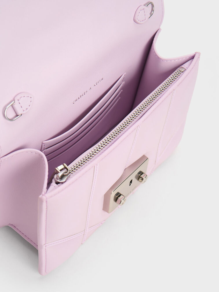 Eudora Chevron Boxy Bag, , hi-res