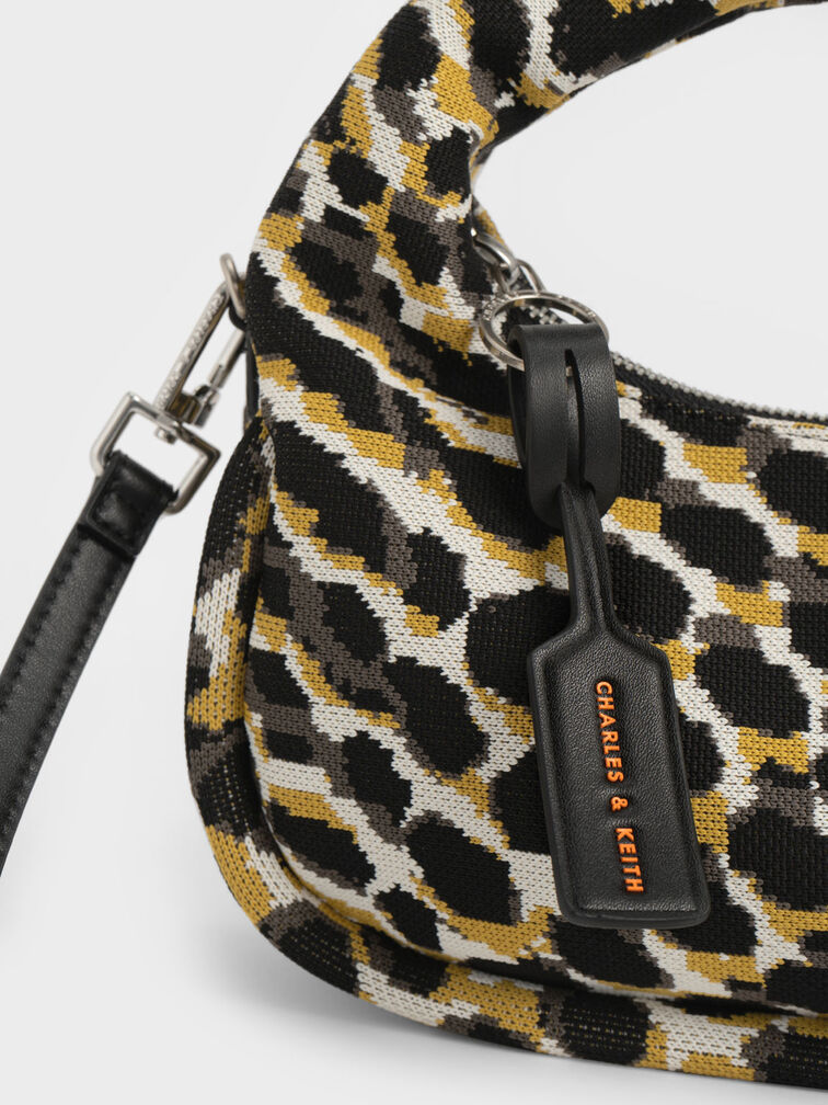 Yama Knitted Crescent Hobo Bag, , hi-res