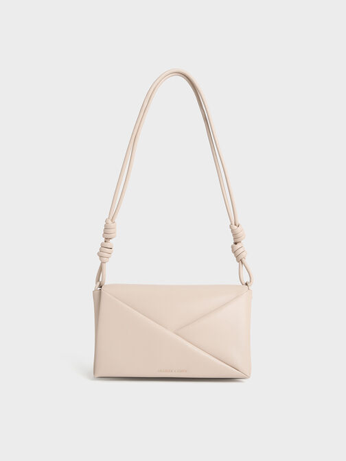 Midori Geometric Shoulder Bag, Oat, hi-res