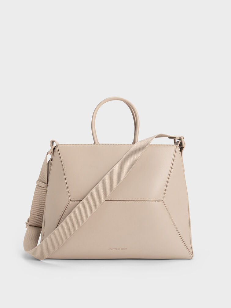 Nasrin Geometric Tote Bag, , hi-res