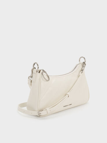 Philomena Chain-Strap Crossbody Bag, Cream, hi-res