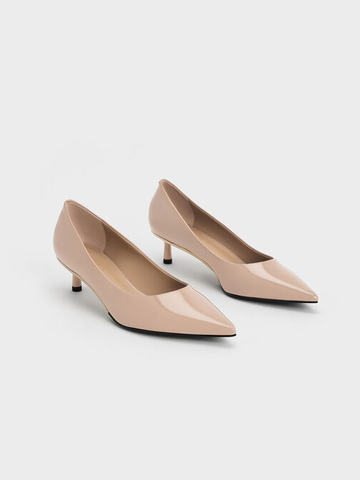Patent
Pointed-Toe Kitten Heel Pumps, , hi-res