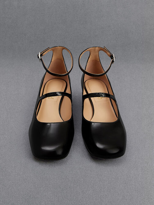 Claire Leather Mary Jane Pumps, , hi-res