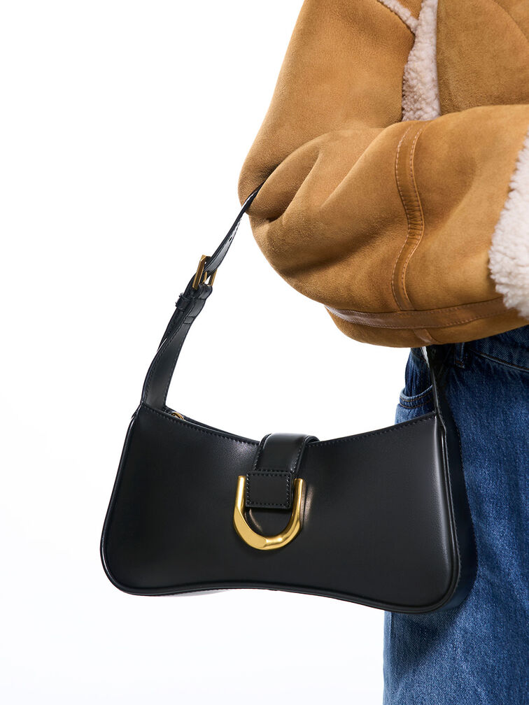 Gabine Curved Shoulder Bag, , hi-res