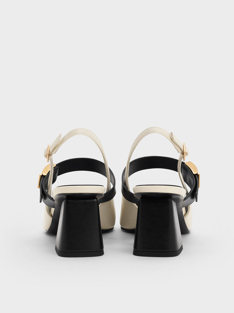 Yvette Mary Jane Slingback Pumps, Chalk, hi-res