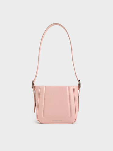 Petra Boxy Bucket Bag, Pink, hi-res