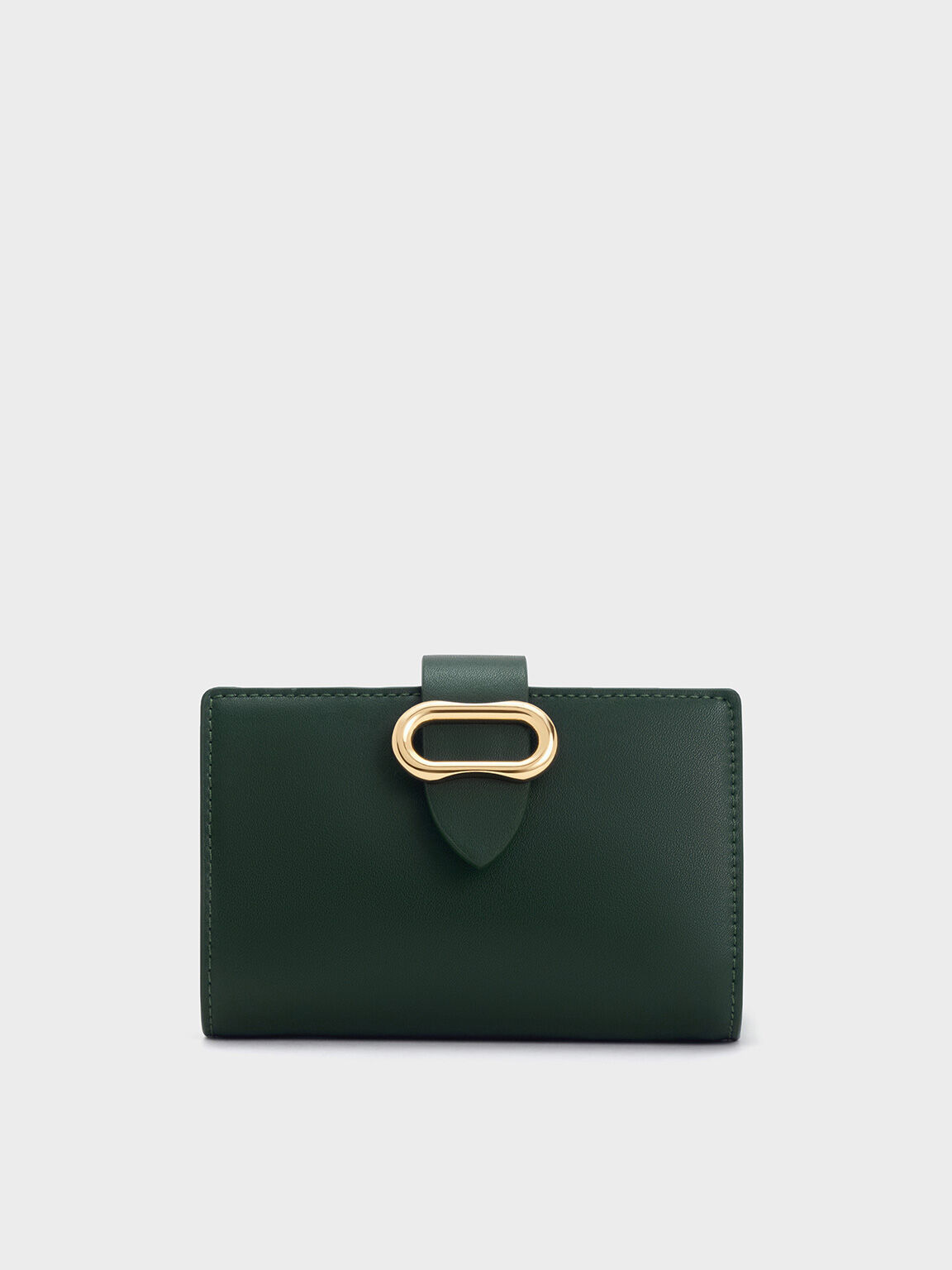 Dark Green Daki Belted Wallet CHARLES KEITH TH