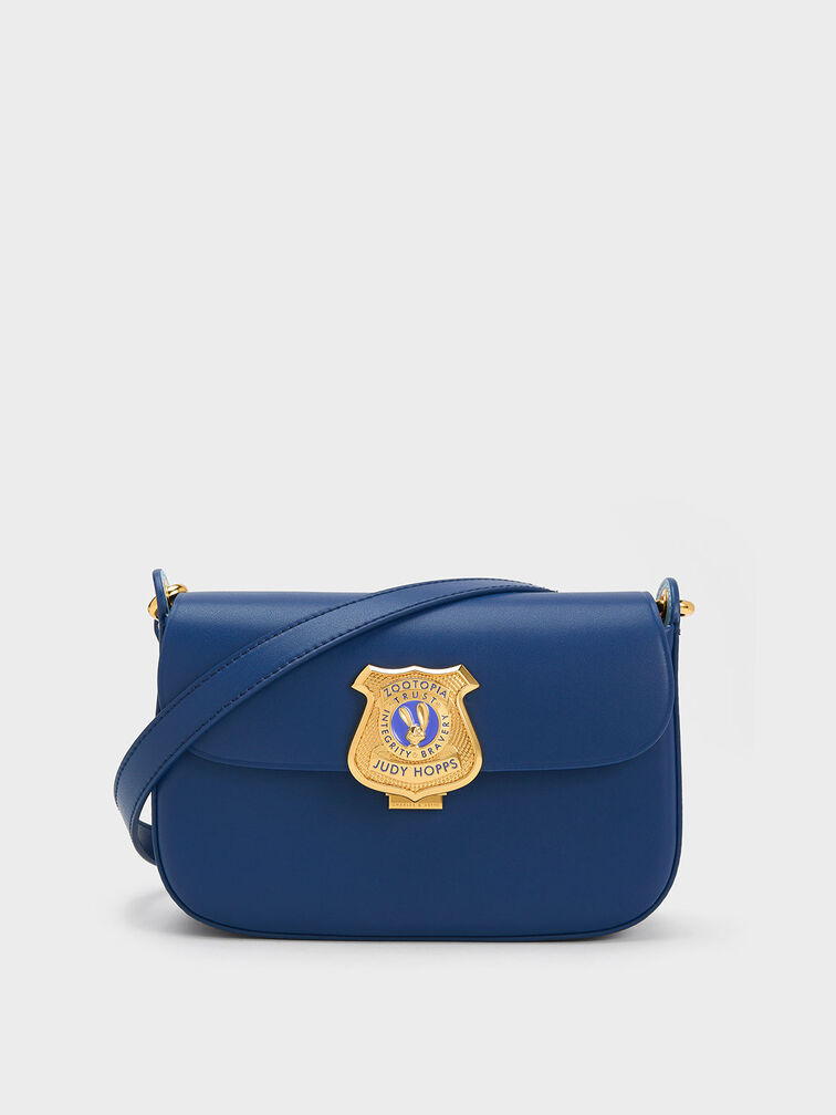 Judy Hopps Metallic Accent Shoulder Bag, , hi-res