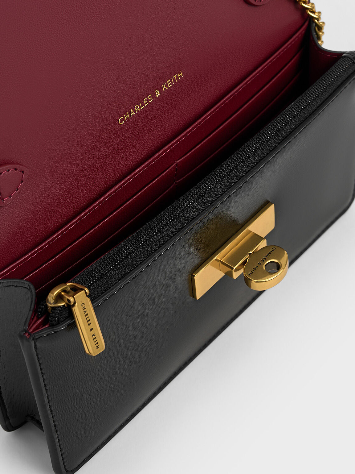 Charles & keith classic small crossbody bag top