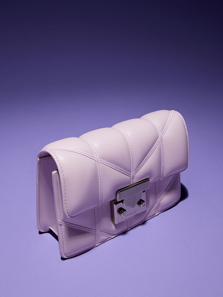Eudora Chevron Boxy Bag, , hi-res