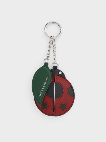 Ladybug Charm, Red, hi-res