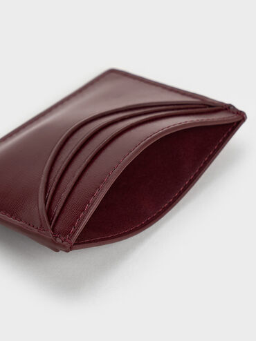 กระเป๋าใส่บัตรรุ่น Sigrid, สีมัลเบอร์รี่พลัม, hi-res