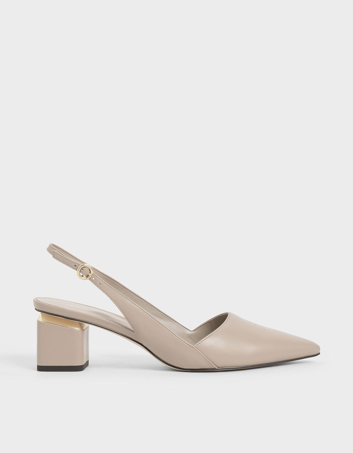 Taupe slingback heels Clearance