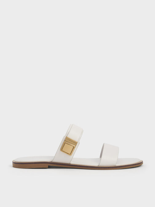 Dove Double-Strap Sandals, Chalk, hi-res