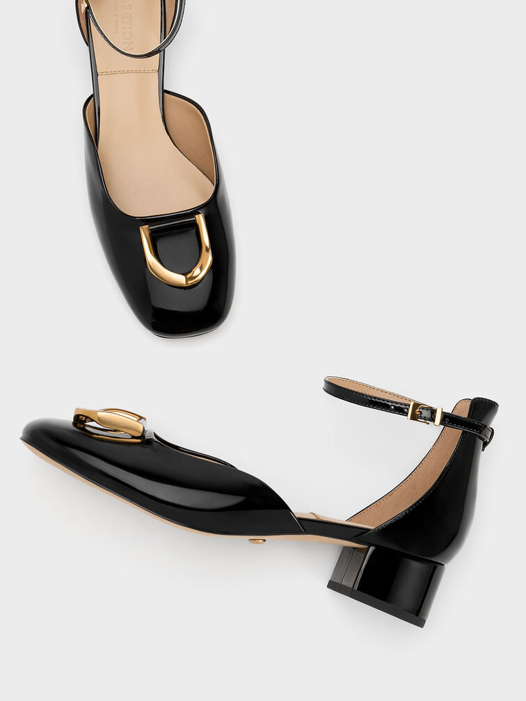Gabine Patent Leather D'Orsay Pumps, , hi-res