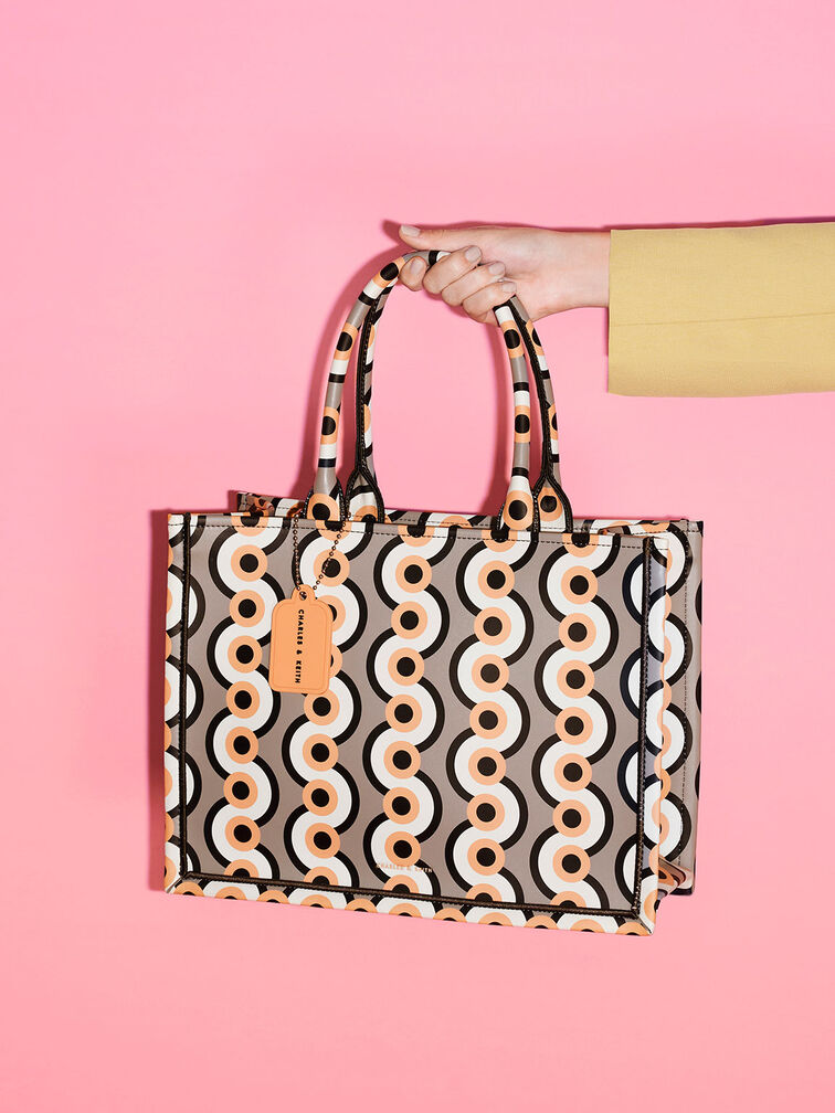 Mini Jump Print Tote Bag, , hi-res