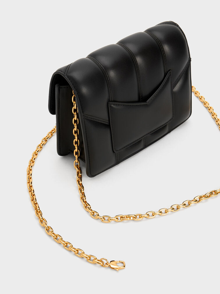 Eudora Chevron Boxy Bag, , hi-res