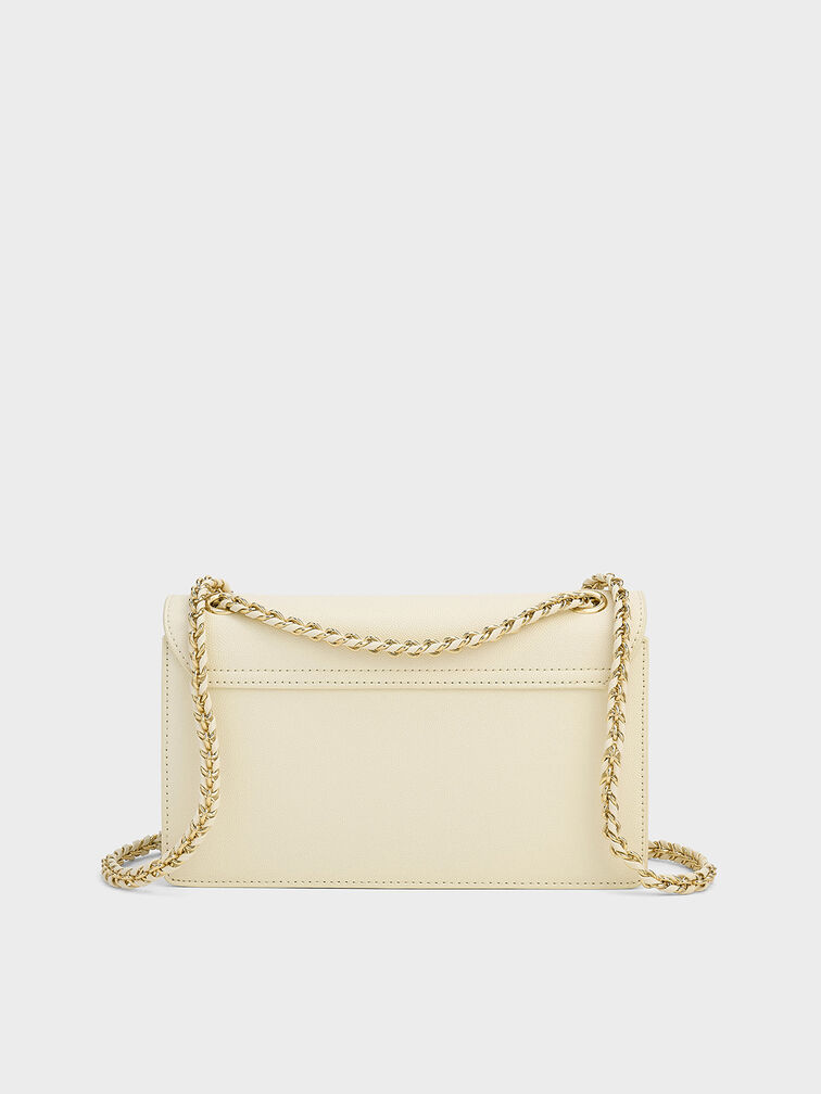 Everline Braided-Strap Shoulder Bag, Cream, hi-res