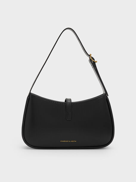 Cesia Metallic Accent Shoulder Bag, , hi-res