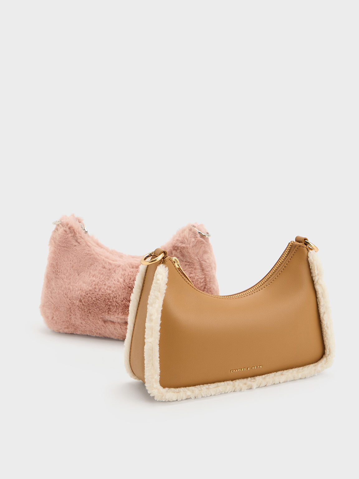 Charles and keith furry bag store