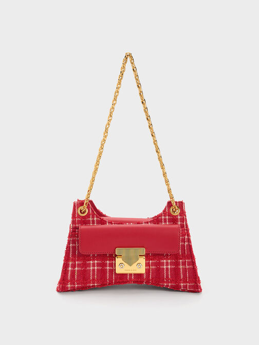 Eudora Tweed Sculptural Bag, , hi-res