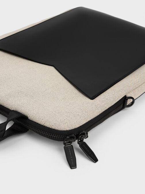 Gaia Canvas Laptop Bag, สีมัลติ, hi-res