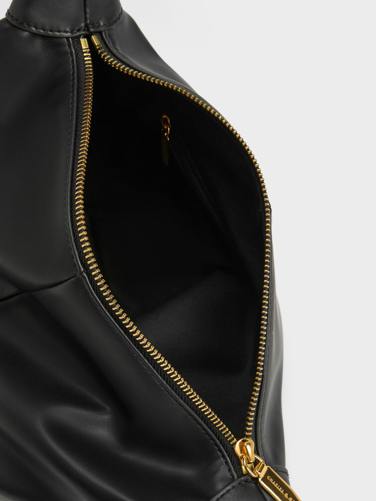 Daki Chain Handle Hobo Bag, , hi-res