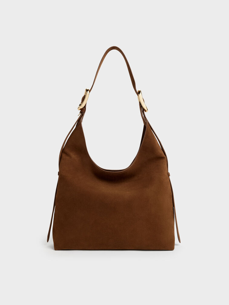 Aislin Hobo Bag, Pecan Brown, hi-res