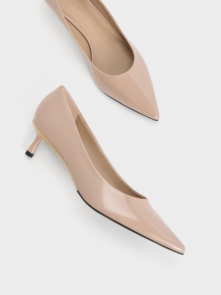 Patent
Pointed-Toe Kitten Heel Pumps, , hi-res