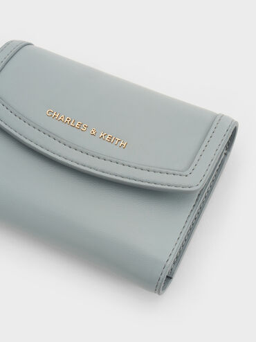 Haylen Front-Flap Small Wallet, Misty Blue, hi-res