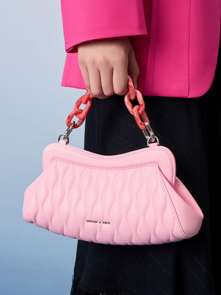 Iva Acrylic Handle Clutch, , hi-res