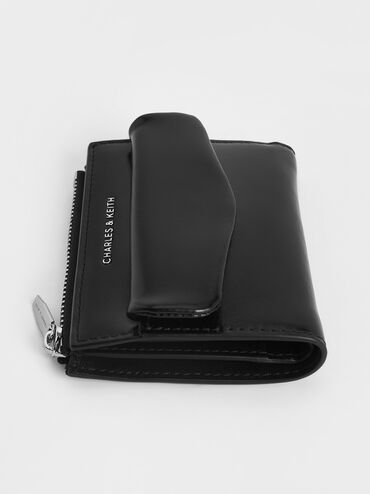 Rachel Front-Pocket Top-Zip Wallet, Noir, hi-res