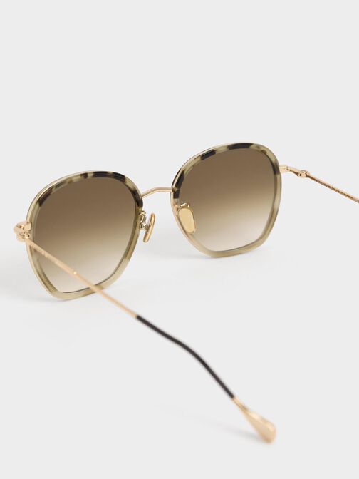 Recycled Acetate Butterfly Sunglasses, , hi-res