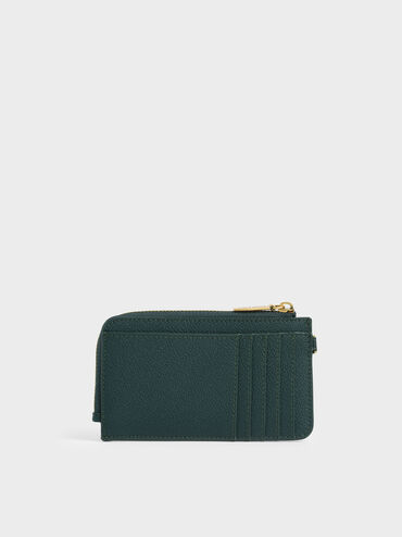 Multi-Slot Wristlet Card Holder, Dark Green, hi-res