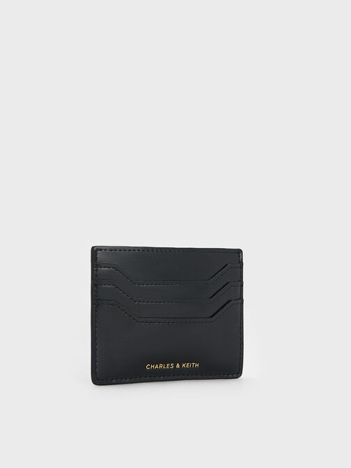 Carli Multi-Slot Card Holder, Black, hi-res