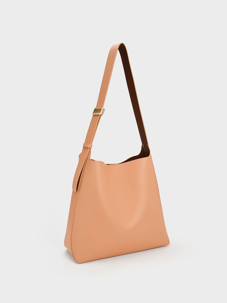 Edna Tote Bag, สีส้ม, hi-res