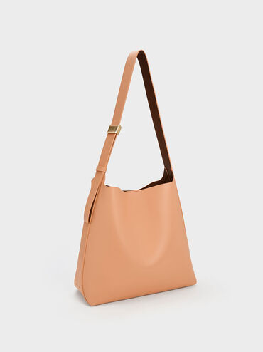 Edna Tote Bag, สีส้ม, hi-res