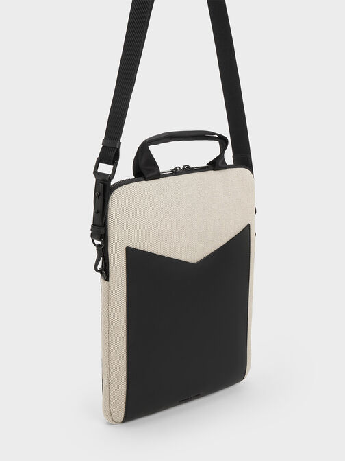 Gaia Canvas Laptop Bag, Multi, hi-res