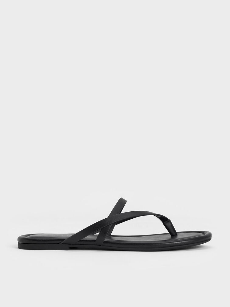 Strappy Thong Sandals, , hi-res