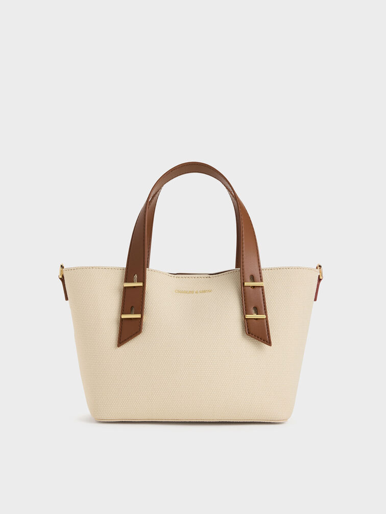 Mini Shania Canvas Tote Bag, Multi, hi-res