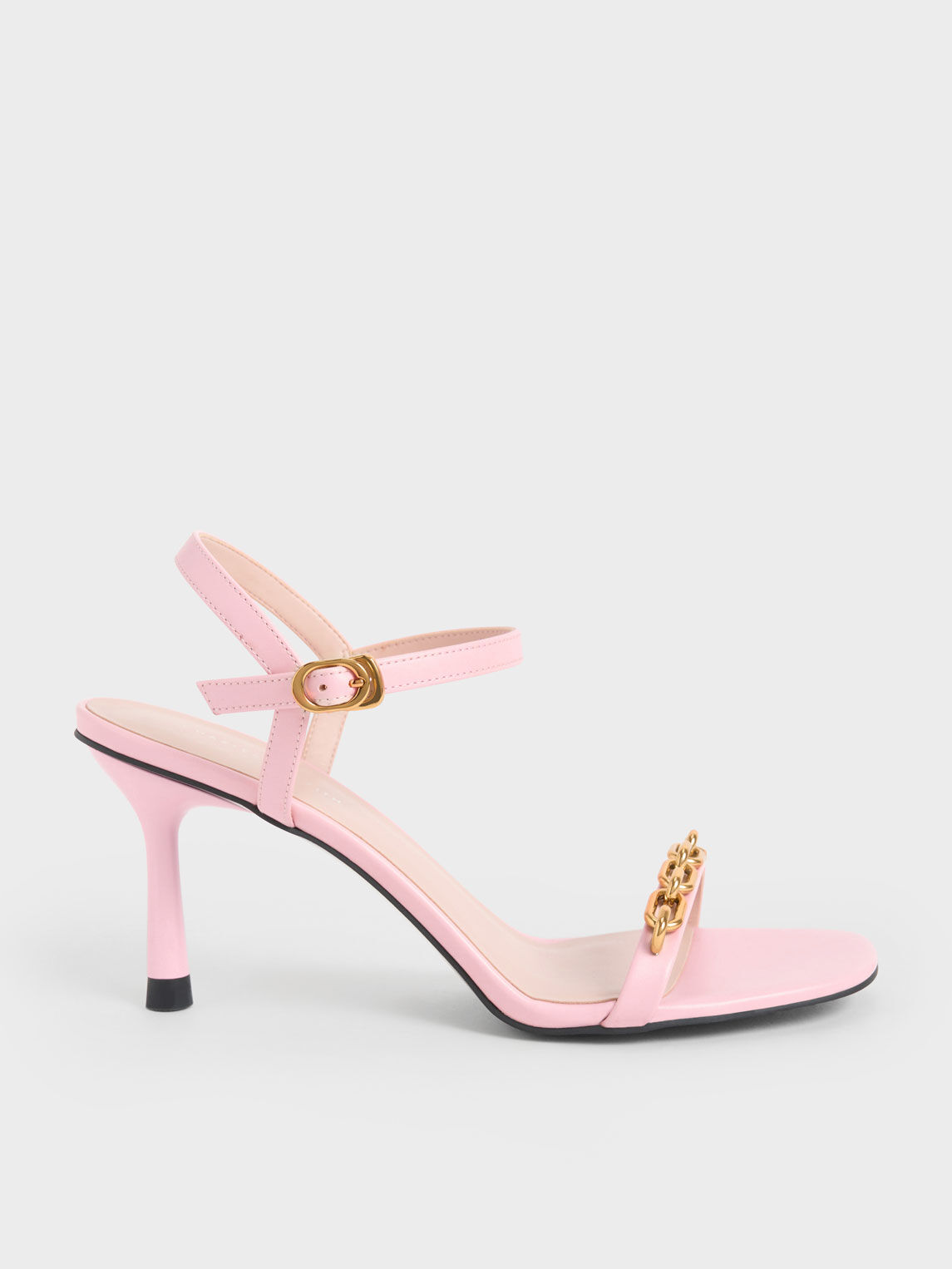 Light pink low heel sandals shop