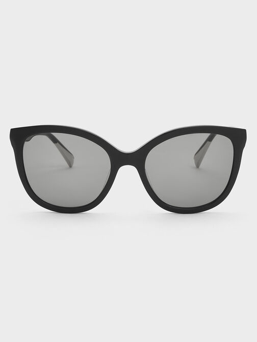 Recycled Acetate Oval Sunglasses, , hi-res