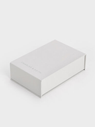 สร้อยคอพร้อมจี้ทรงหยดน้ำประดับด้วยคริสตัลรุ่น Reverie, สีเงิน, hi-res